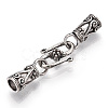 Tibetan Style Alloy Hook and S-Hook Clasps X-TIBEP-S300-21AS-RS-1