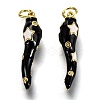 Brass Enamel Pendants X-KK-B026-15G-A-2