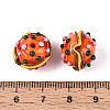 Handmade Lampwork Bumpy Beads LAMP-T022-05B-4