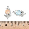 Alloy K5 Glass Pendants FIND-L024-18P-3