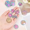 24Pcs 6 Style Ion Plating(IP) 201 Stainless Steel Filigree Pendants STAS-UN0033-12-2
