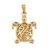 Ion Plating(IP) 304 Stainless Steel Pendants STAS-B141-04C-G-1