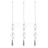 3Pcs Alloy Planet Moon Hanging Ornaments HJEW-TA00367-1