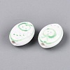 Handmade Porcelain Beads PORC-N012-14D-01-2