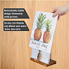 Wood Stainless Steel Display Stands ODIS-WH0010-51-3