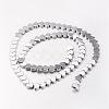 Electroplate Non-magnetic Synthetic Hematite Bead Strands G-F300-23C-01-2