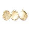 Brass Locket Pendants KK-P199-09G-3