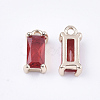 Transparent Glass Charms GLAA-T007-13D-2