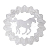 201 Stainless Steel 3D Rotating Hanging Wind Spinner STAS-B122-01P-01-1
