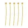 Brass Ball Head Pins KK-R020-06G-1