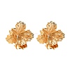 Iron Stud Earrrings for Women EJEW-U063-02A-G-2