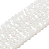 Electroplate Opaque Glass Beads Strands EGLA-A035-P6mm-A01-1