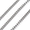 304 Stainless Steel Curb Chains CHS-M009-10P-01-1