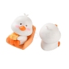 6Pcs 6 Styles Resin Duck Display Decoration AJEW-S037-04-2