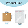 20Pcs Paper Earring Display Cards CDIS-TADJ0002-01F-3