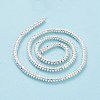 Electroplate Non-magnetic Synthetic Hematite Beads Strands G-L485-04B-S-3