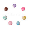 7 Colors Handmade Polymer Clay Beads CLAY-CJ0001-05-3