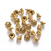 Tibetan Style Bell Filigree Bead Caps TIBE-A23845-AG-FF-2