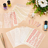 12Pcs 6 Colors Imitation Metal Line Nail Art Stickers MRMJ-OC0003-93-5