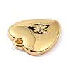 Brass Micro Pave Cubic Zirconia Charms ZIRC-I054-14G-03-2
