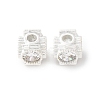 Brass Pave Cubic Zirconia Beads KK-C157-27S-1