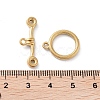 Ion Plating(IP) 304 Stainless Steel Ring Toggle Clasps STAS-A092-09C-G-3