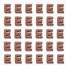 Opaque Acrylic European Beads OACR-TAC0019-006E-2