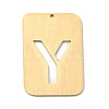 Ion Plating(IP) 304 Stainless Steel Pendants STAS-K216-49Y-G-3