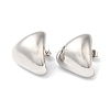 Rack Plating Brass Twist Triangle Stud Earrings EJEW-Q766-06P-1