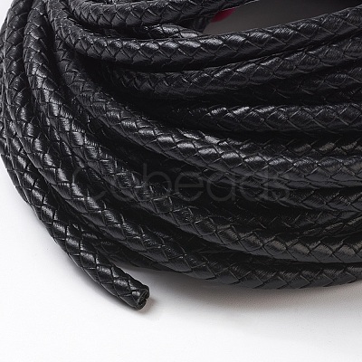 Braided Leather Cord WL-F009-B02-5mm-1