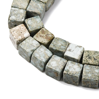 Natural Variscite Beads Strands G-B155-C05-8x8mm-1
