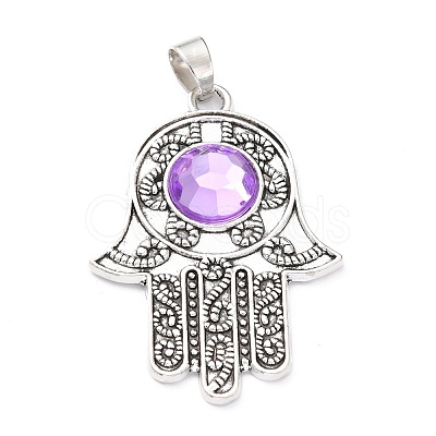 Tibetan Style Alloy Pendants PALLOY-M191-03AS-RS-1
