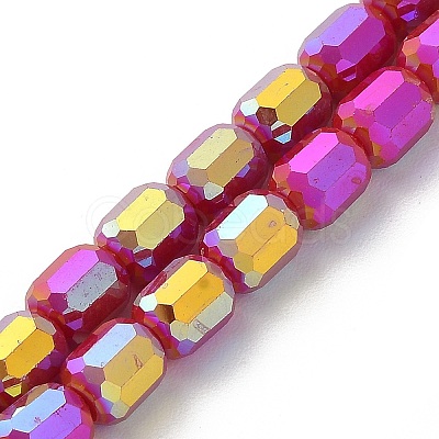 Electroplate Glass Beads Strands EGLA-D030-06A-1