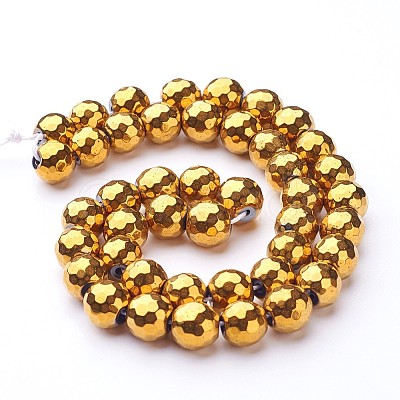 Non-Magnetic Synthetic Hematite Bead Strands LS-G-D009-2-1