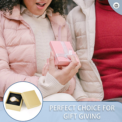 Square Paper Jewelry Bracelet Gift Boxes CON-TAC0010-91G-1