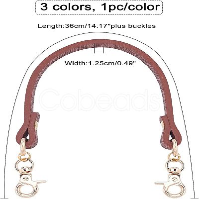 2 Colors PU Leather Bag Handle FIND-CA0001-65-1