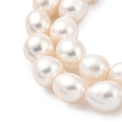 Natural Cultured Freshwater Pearl Beads Strands PEAR-I007-01F-08-1