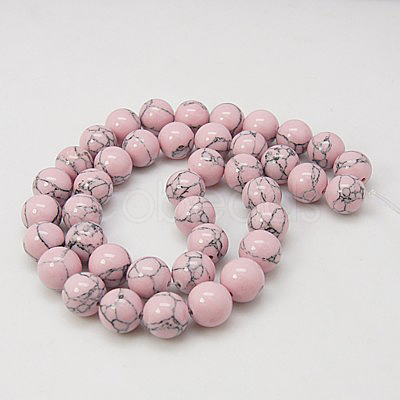 Synthetic Turquoise Beads Strands TURQ-H038-8mm-XXS07-1
