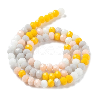 Glass Beads Strands EGLA-A034-M6mm-39-1