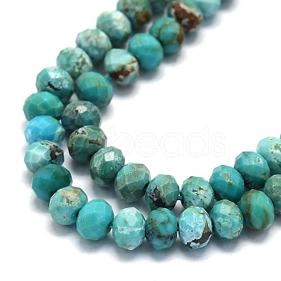 Natural HuBei Turquoise Beads Strands G-G106-A44-03-1