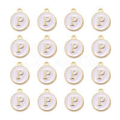 Golden Plated Alloy Charms X-ENAM-S118-01P-1