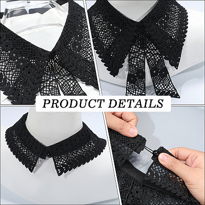 Polyester Women's False Collar DIY-WH20048-074C-1