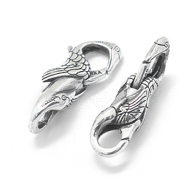Thailand 925 Sterling Silver Lobster Claw Clasps STER-L055-057AS-1