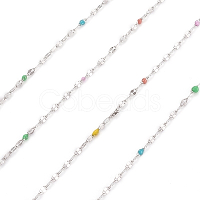 Handmade 304 Stainless Steel Dapped Chains CHS-D026-16L-P-1