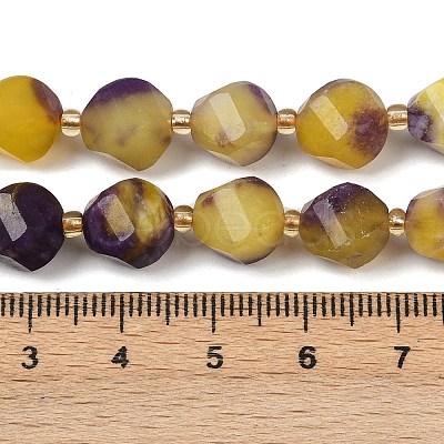 Dyed Natural Jade Beads Strands G-U023-A20-01H-1