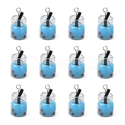 Glass Bottle Pendants X-CRES-S359-01C-1