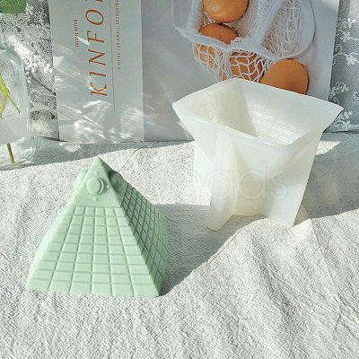 Pyramid Shape DIY Candle Silicone Molds DIY-C032-04-1