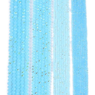 Electroplate Glass Beads Strands EGLA-A044-J2mm-L04-1