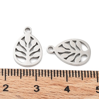 Non-Tarnish 316 Surgical Stainless Steel Charms STAS-Q314-26P-1