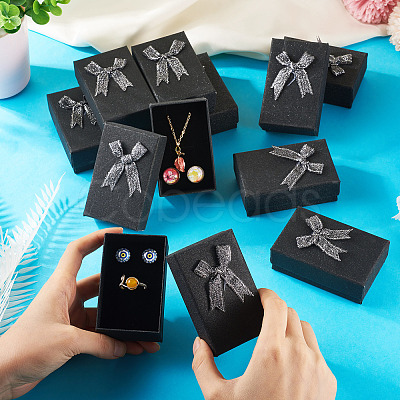 Cardboard Glitter Powder Jewelry Set Packaging Boxes LS-CON-TAC0008-08F-1